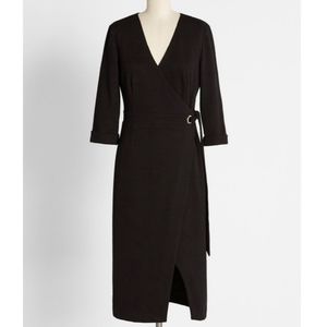 ModCloth Hutch Perfectly Wrapped Presentation Midi Dress